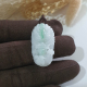 Translucent Icy White with Green Jadeite 