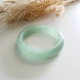 Good Translucency Icy Bright Green Jadeite Bangle (JAC002866)