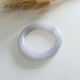 Translucent Icy Lavender Jadeite Princess Round Bangle (JAC002997)