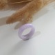 Translucent Brilliant Lavender Jadeite Abacus Ring (JAD001209)