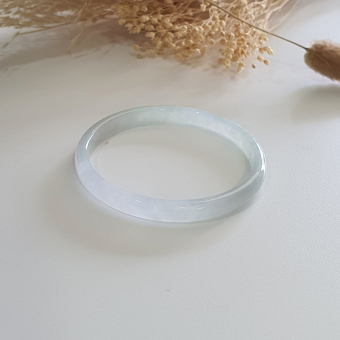 Highly Translucency Icy Jadeite Bangle (JAC002616)